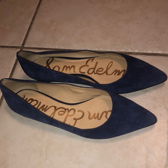Prwnd Sam Edelman Sally cobalt blue size 8 1/2 - Picture 3 of 6